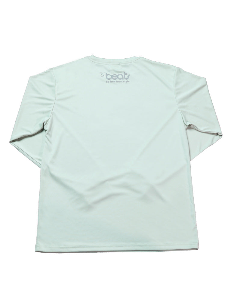&beat ドライ長袖Tシャツ -ライトグリーン