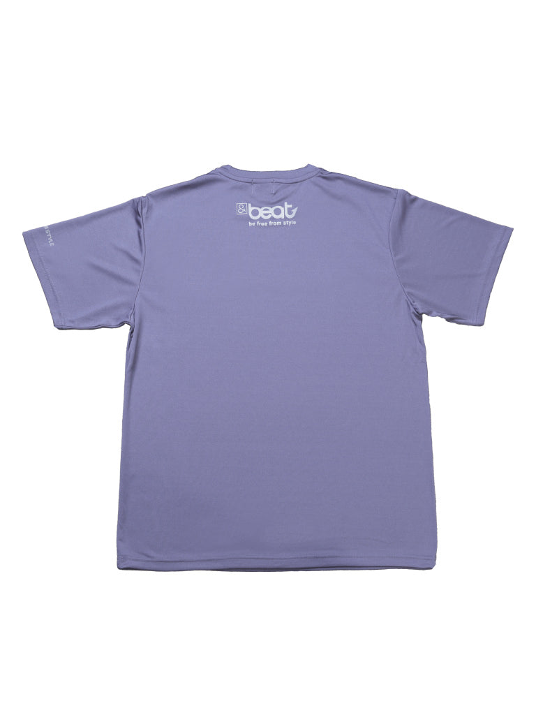 &beat ドライ半袖Tシャツ -バイオレット
